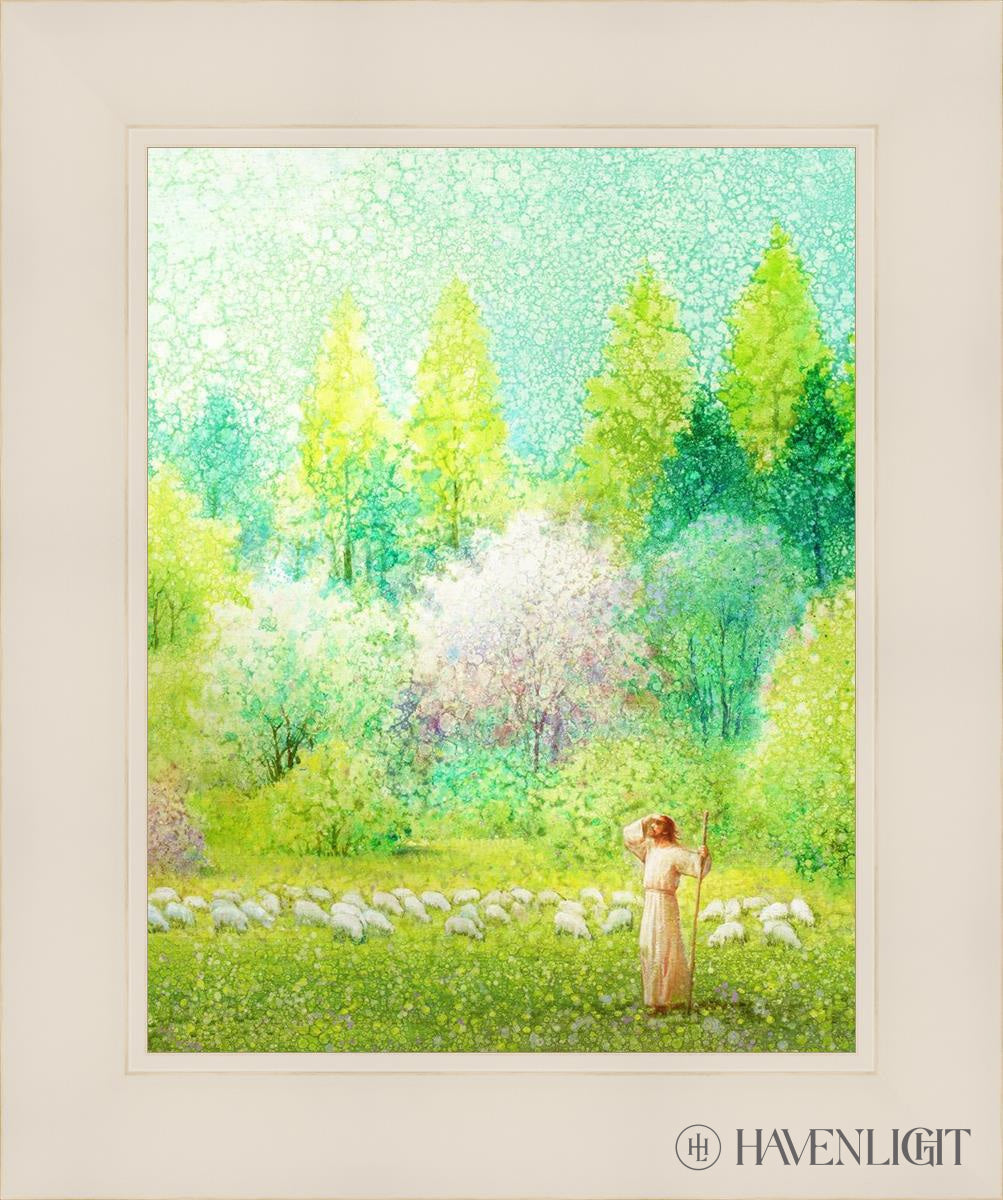 He Shall Find What Is Lost Open Edition Print / 11 X 14 White 15 1/4 18 Art