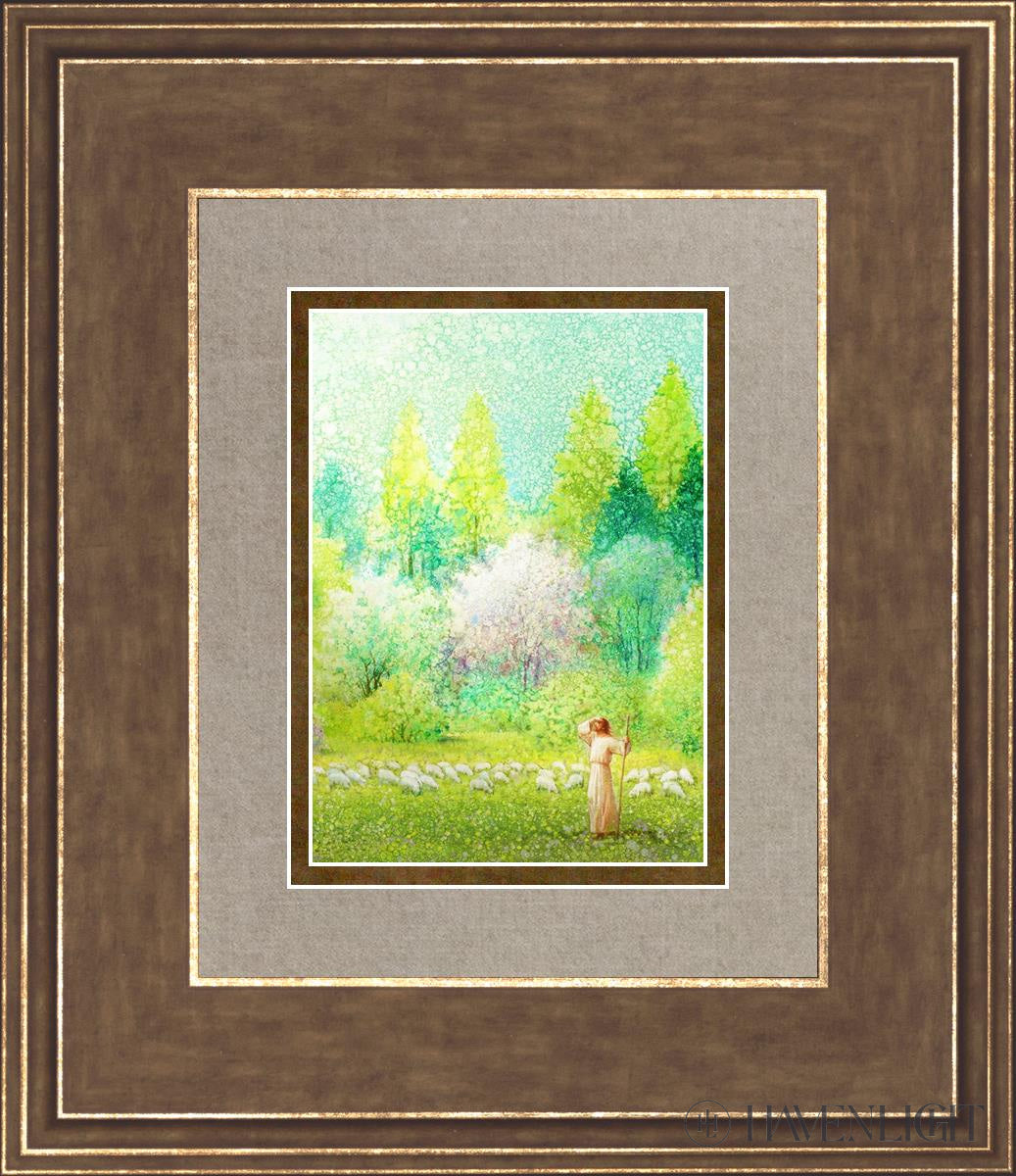 He Shall Find What Is Lost Open Edition Print / 5 X 7 Gold 12 3/4 14 Art