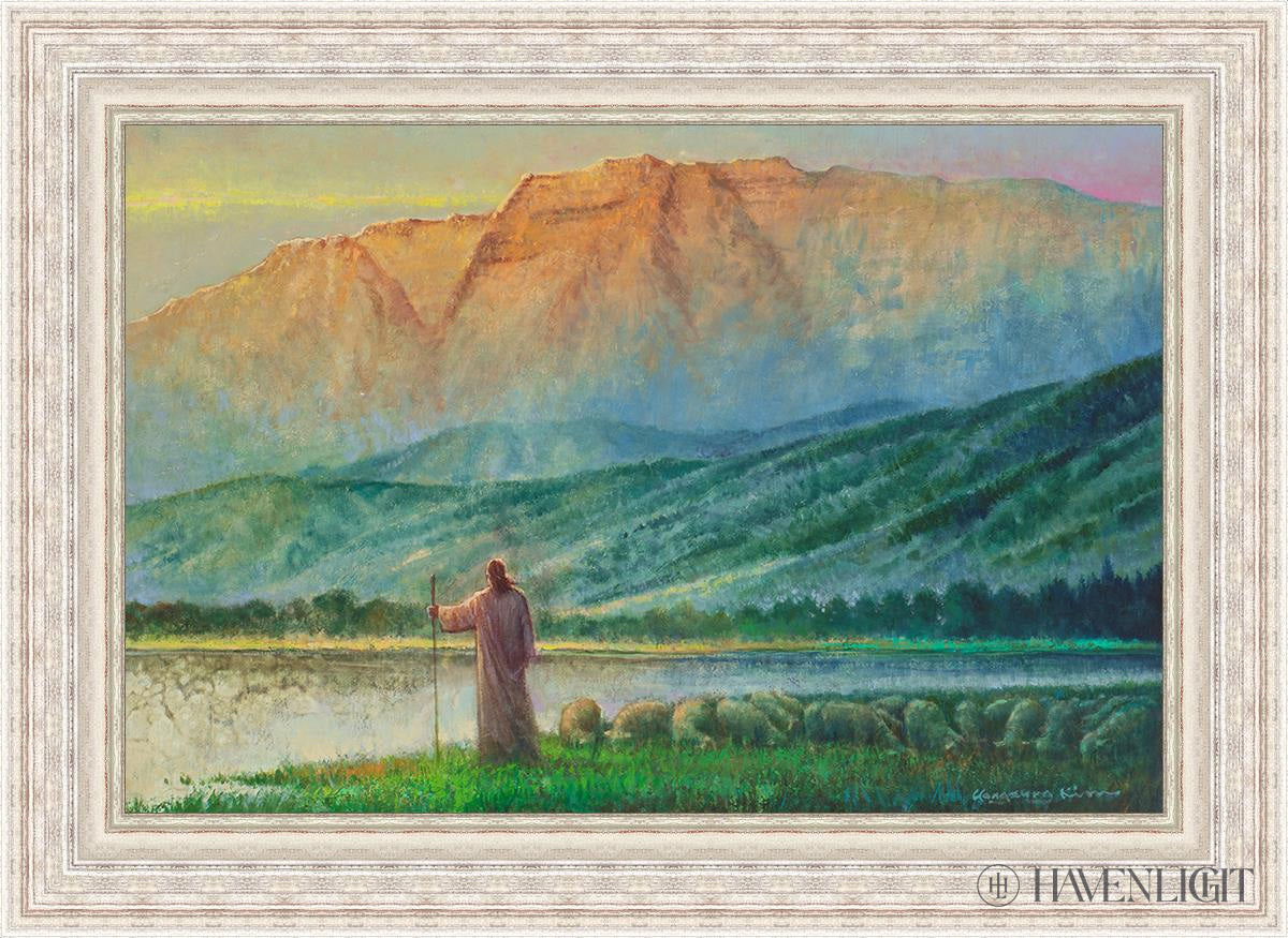 Heaven And Earth Open Edition Canvas / 36 X 24 Silver Metal Leaf 44 3/8 32 Art