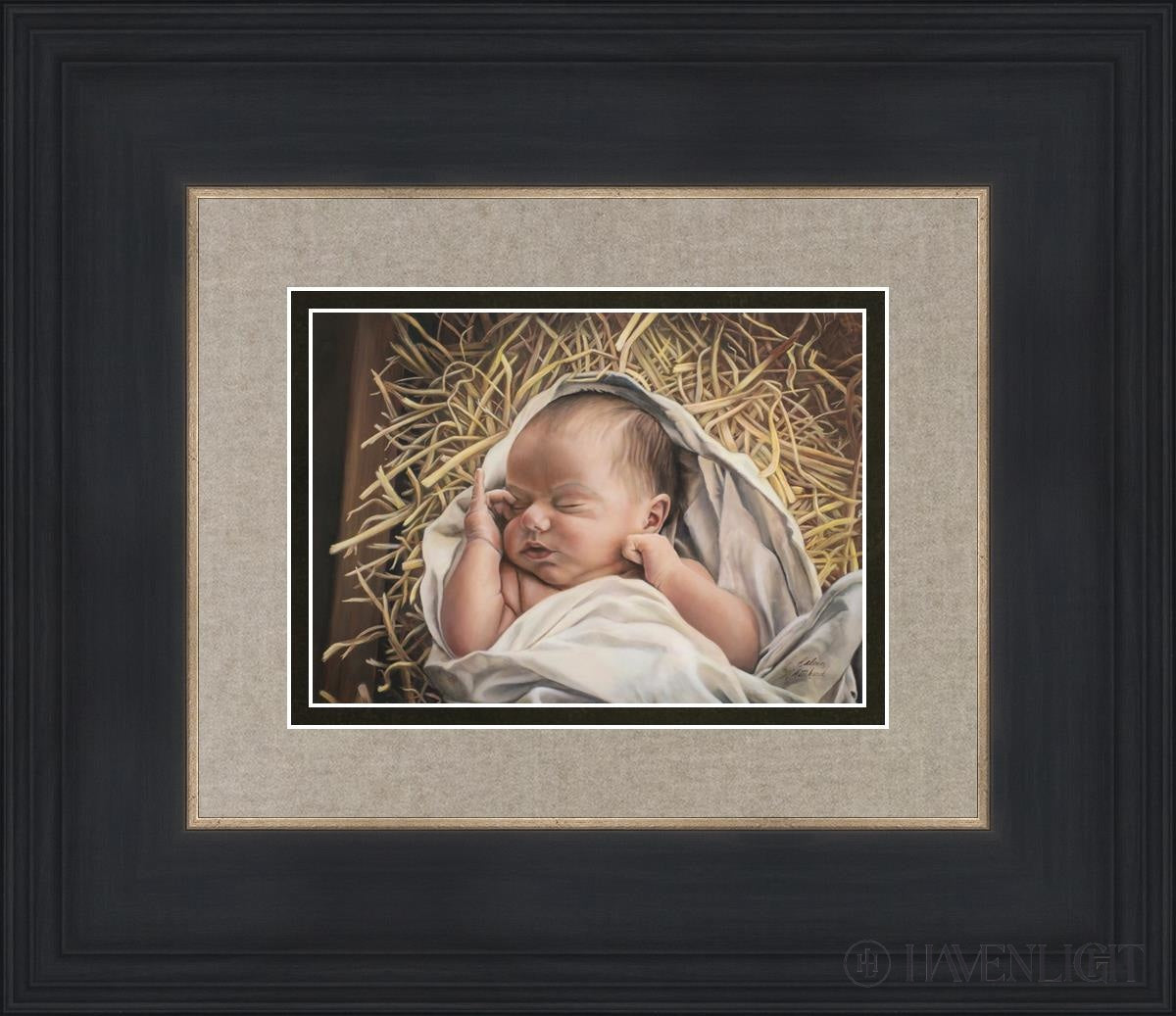 Heavenly Peace Open Edition Print / 7 X 5 Black 14 3/4 12 Art