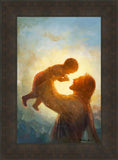 Heavens Gift Open Edition Canvas / 20 X 30 Bronze Frame 27 3/4 37 Art