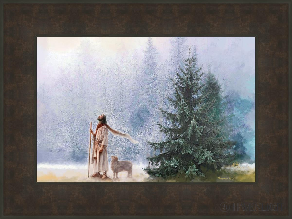 Heavenward Open Edition Canvas / 24 X 16 Bronze Frame 31 3/4 23 Art