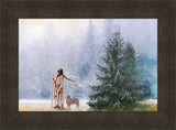 Heavenward Open Edition Canvas / 30 X 20 Bronze Frame 37 3/4 27 Art