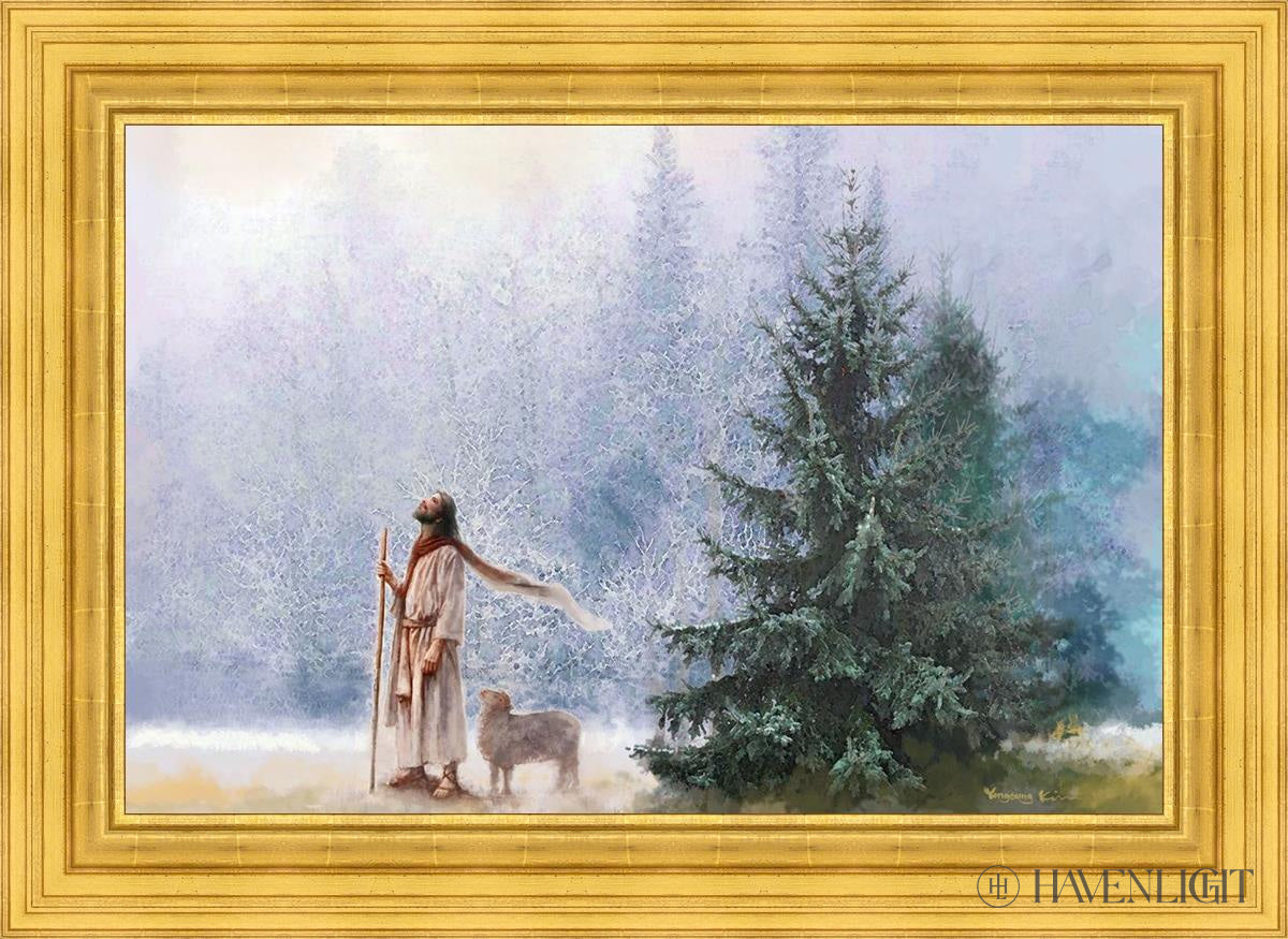Heavenward Open Edition Canvas / 36 X 24 22K Gold Leaf 44 3/8 32 Art