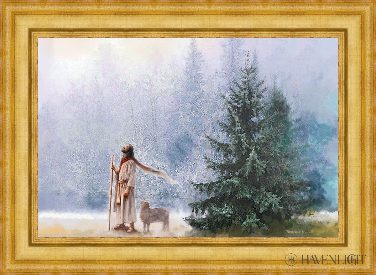 Heavenward Open Edition Canvas / 36 X 24 Colonial Gold Metal Leaf 44 3/4 32 Art