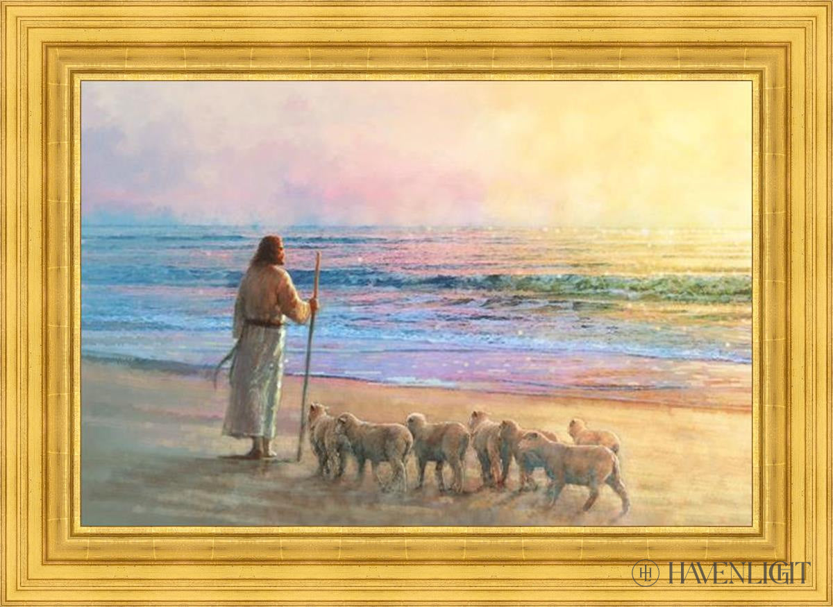His Fold Open Edition Canvas / 36 X 24 22K Gold Leaf 44 3/8 32 Art