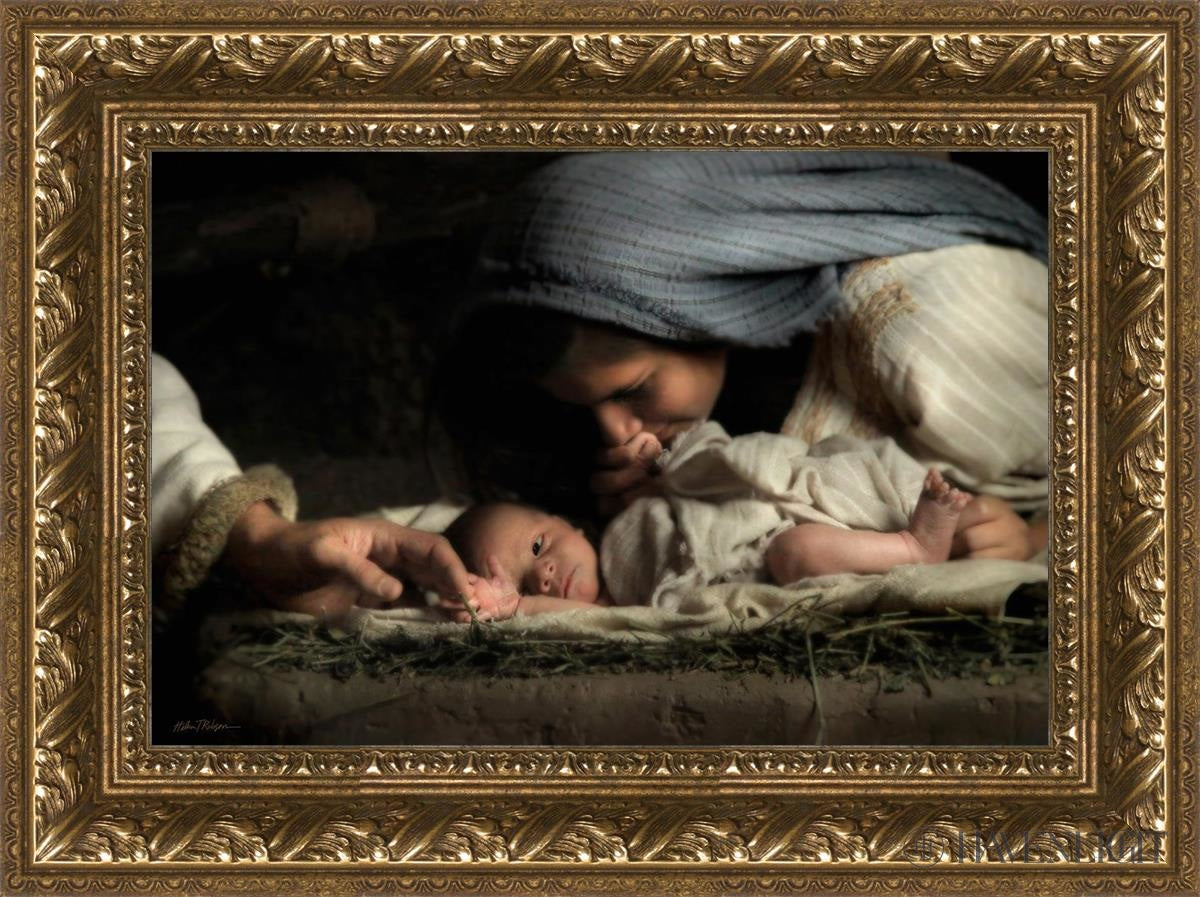 His Hands Open Edition Canvas / 18 X 12 Gold 23 3/4 17 Art