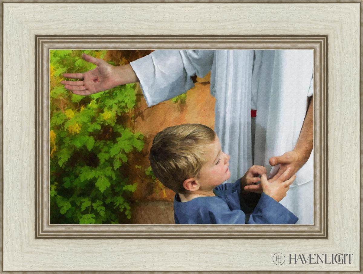 His Hands Open Edition Canvas / 18 X 12 Ivory 24 1/2 Art