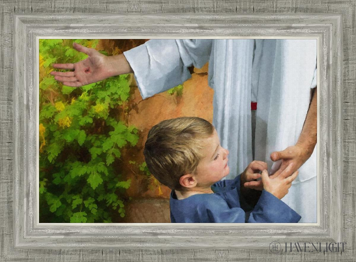 His Hands Open Edition Canvas / 18 X 12 Silver 22 3/4 16 Art