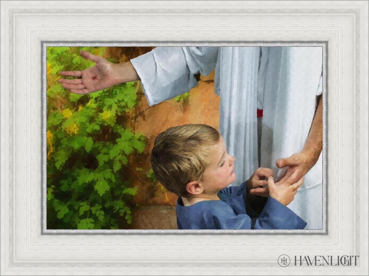 His Hands Open Edition Canvas / 18 X 12 White 23 3/4 17 Art