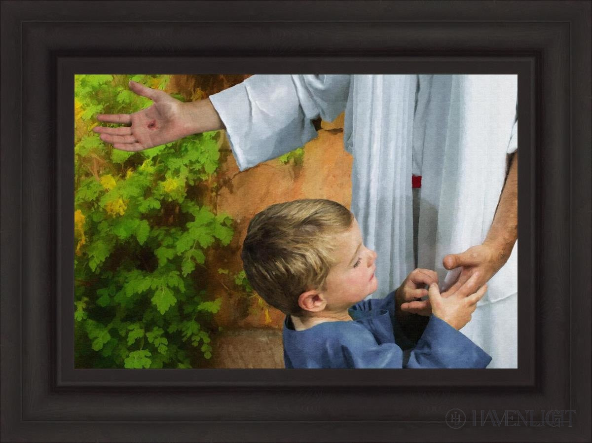 His Hands Open Edition Canvas / 24 X 16 Brown 31 3/4 23 Art