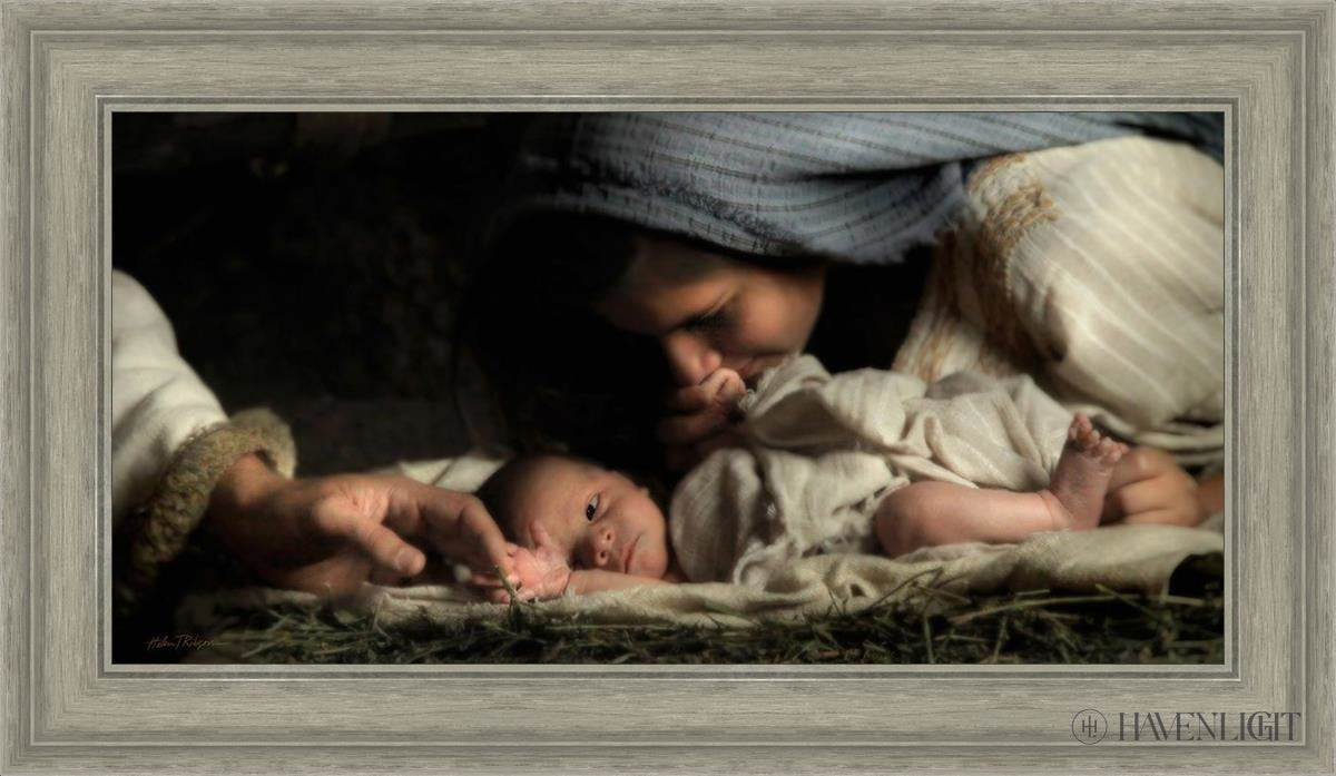 His Hands Open Edition Canvas / 30 X 15 Gray 35 3/4 20 Art