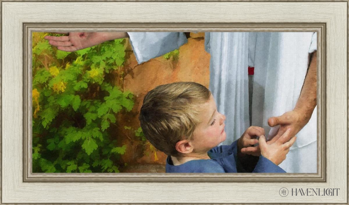 His Hands Open Edition Canvas / 30 X 15 Ivory 36 1/2 21 Art