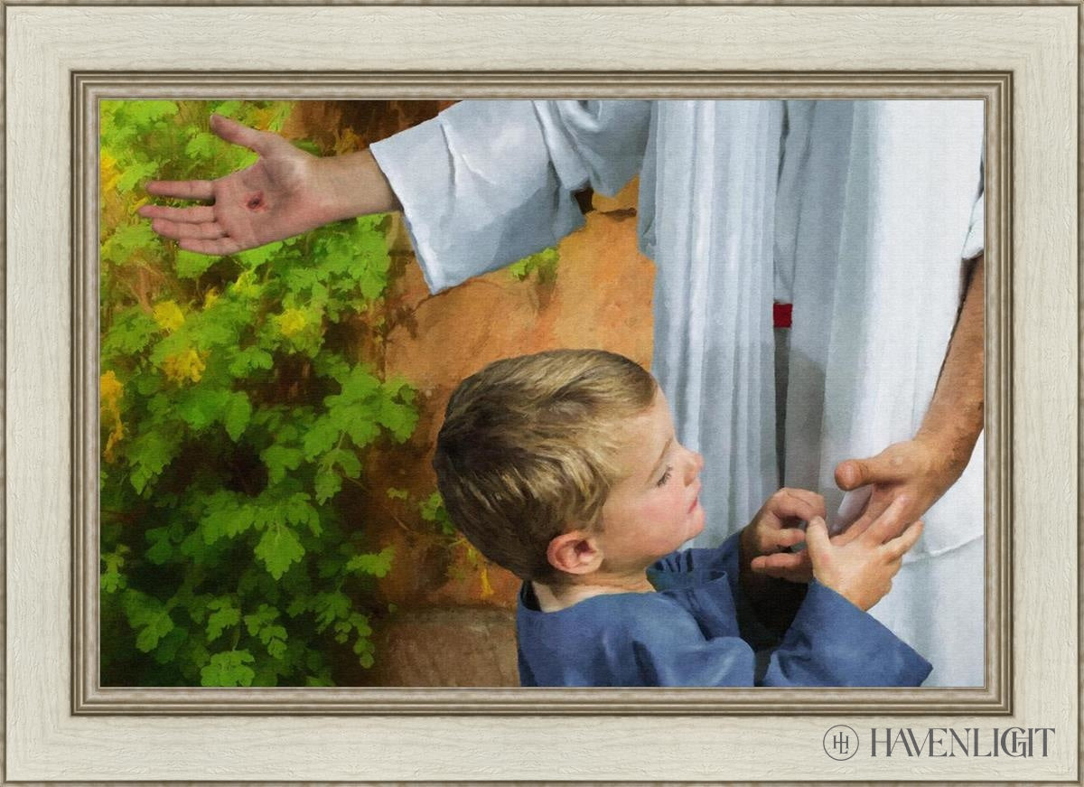 His Hands Open Edition Canvas / 30 X 20 Ivory 36 1/2 26 Art