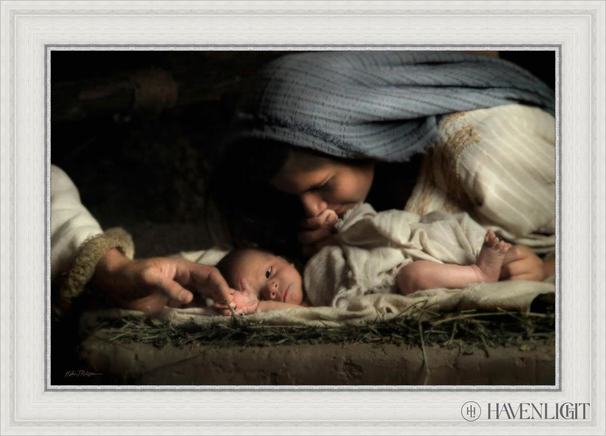 His Hands Open Edition Canvas / 30 X 20 White 35 3/4 25 Art