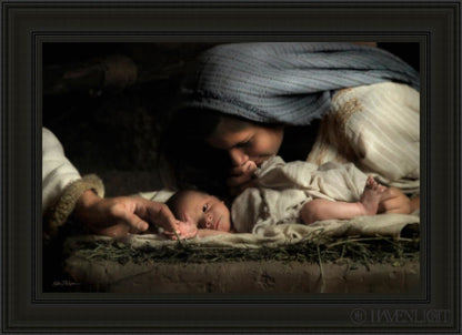 His Hands Open Edition Canvas / 36 X 24 Black 43 3/4 31 Art