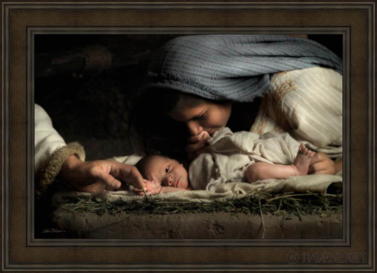 His Hands Open Edition Canvas / 36 X 24 Brown 43 3/4 31 Art