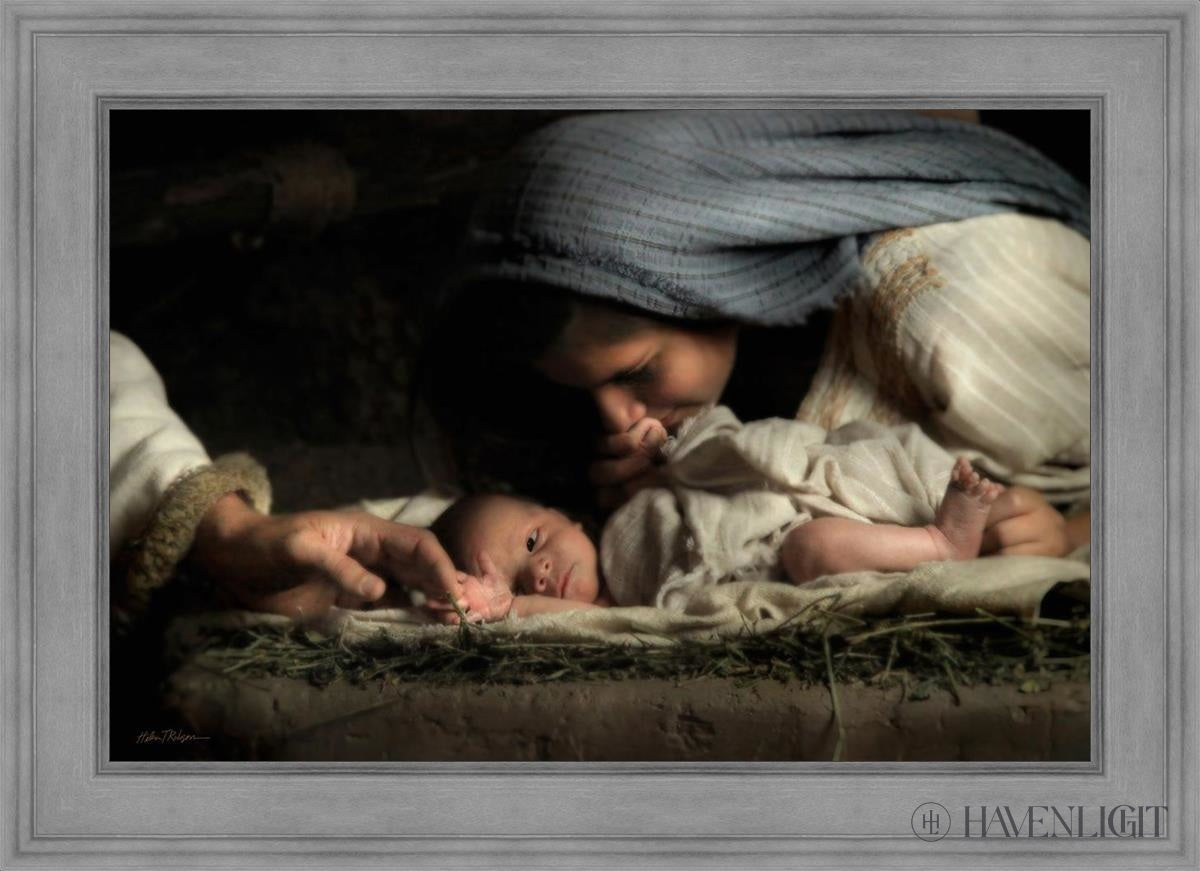 His Hands Open Edition Canvas / 36 X 24 Gray 43 3/4 31 Art