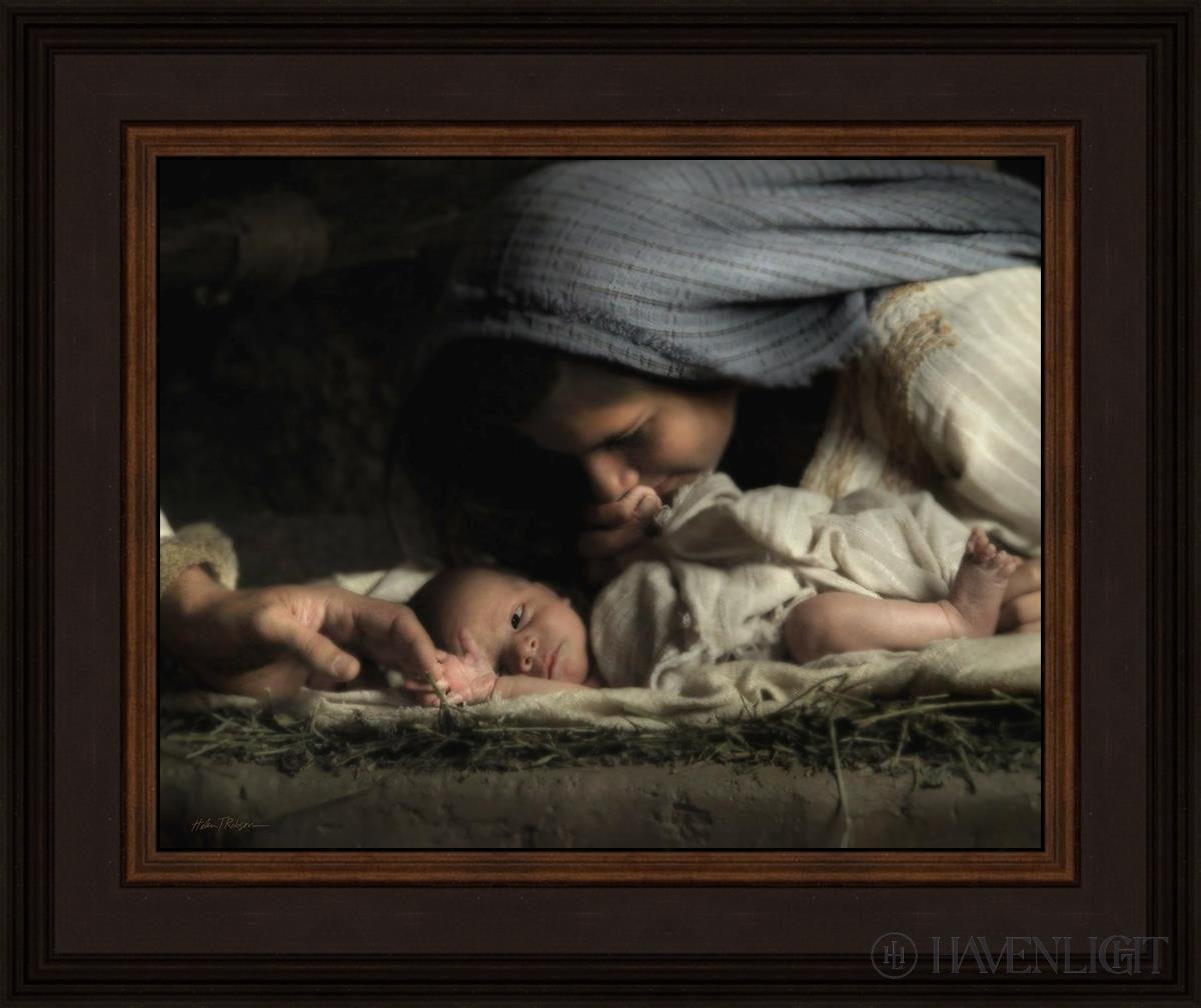 His Hands Open Edition Print / 14 X 11 Brown 18 3/4 15 Art