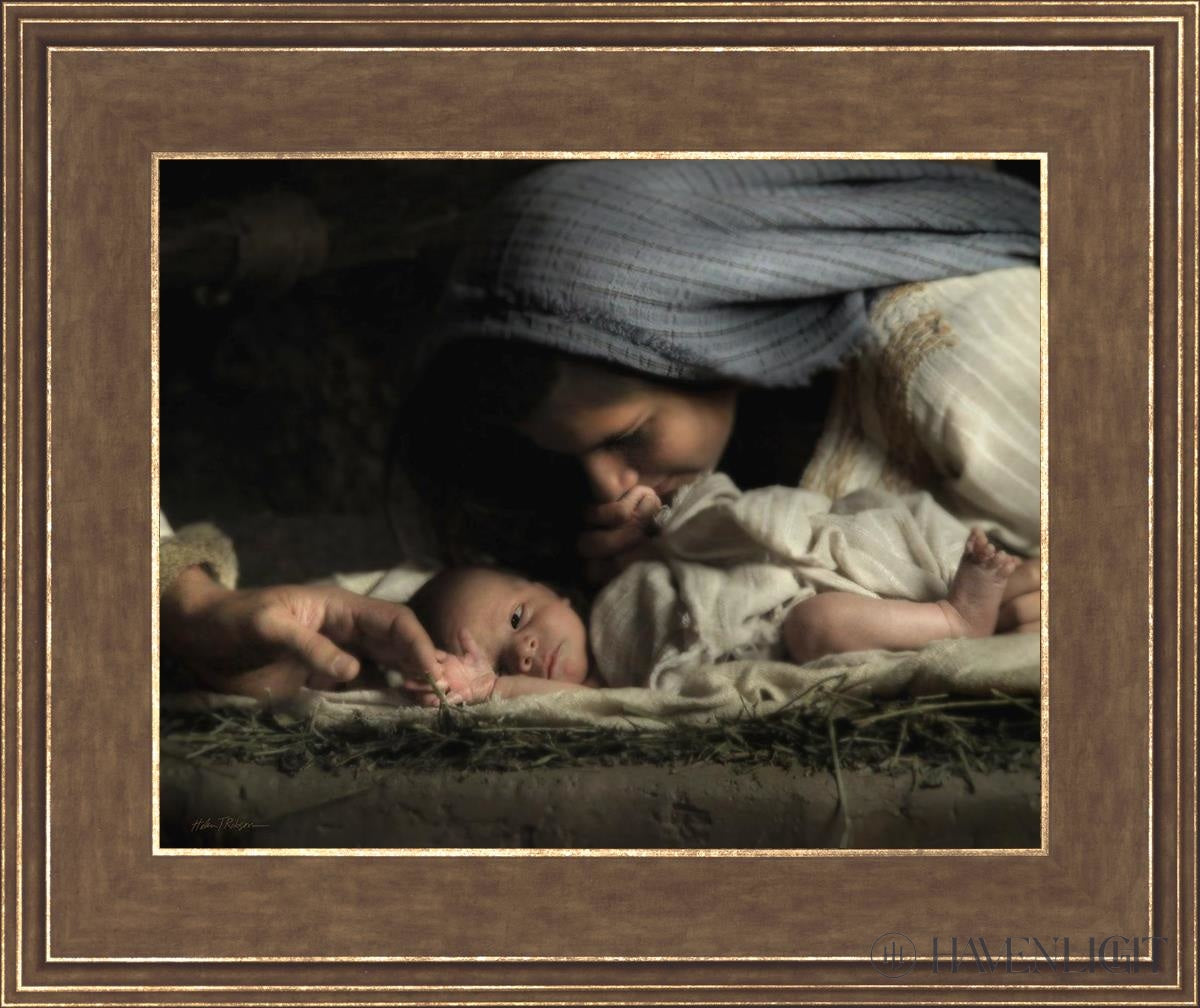 His Hands Open Edition Print / 14 X 11 Gold 18 3/4 15 Art