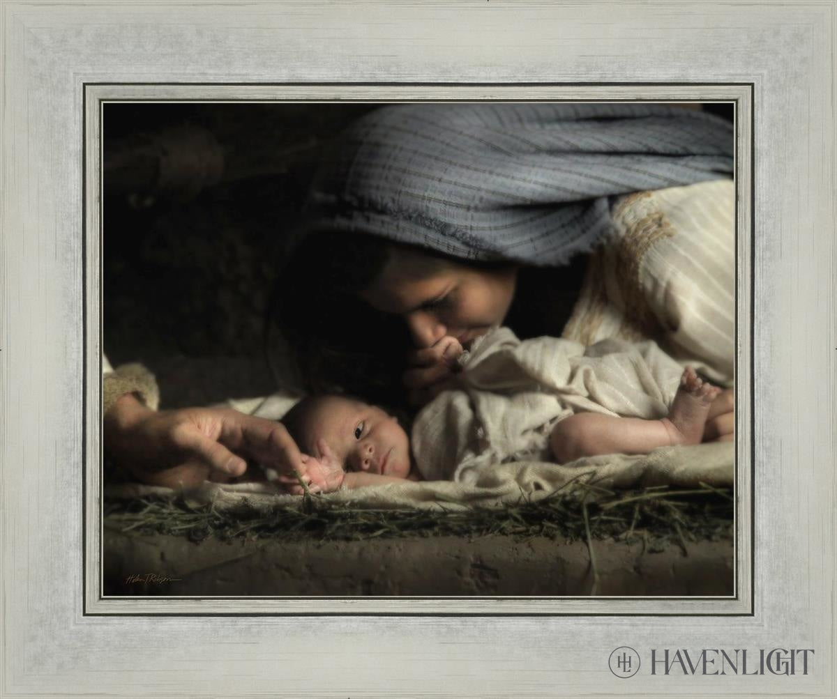His Hands Open Edition Print / 14 X 11 Silver 18 1/4 15 Art