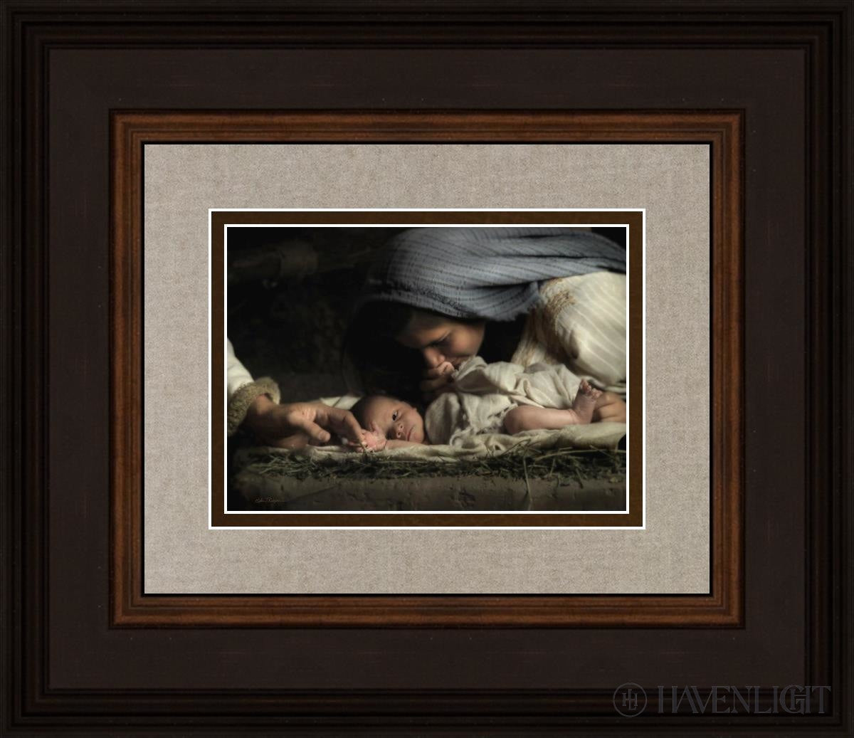 His Hands Open Edition Print / 7 X 5 Brown 14 3/4 12 Art