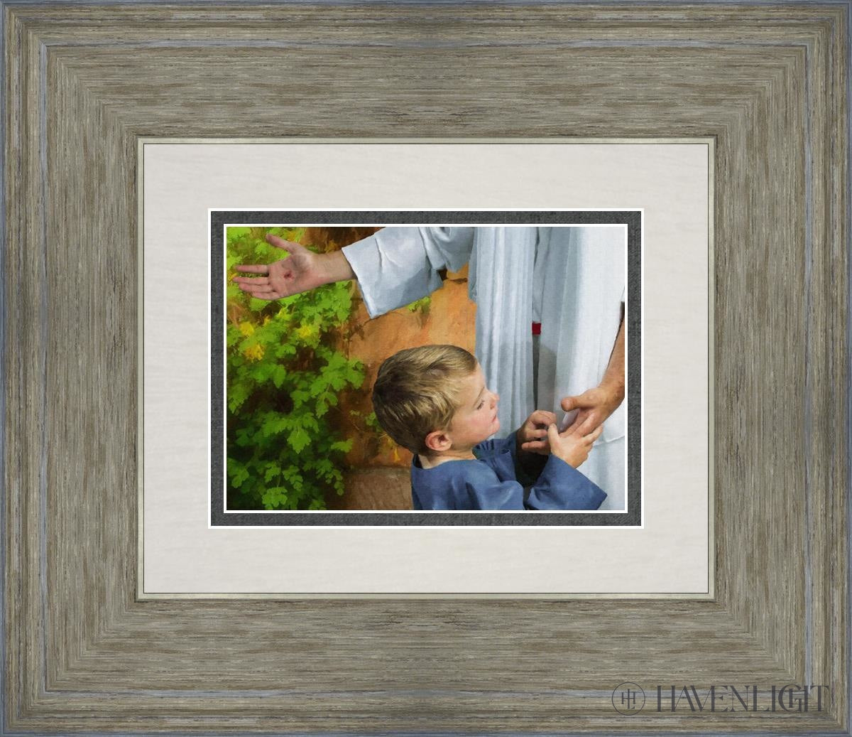 His Hands Open Edition Print / 7 X 5 Gray 14 3/4 12 Art