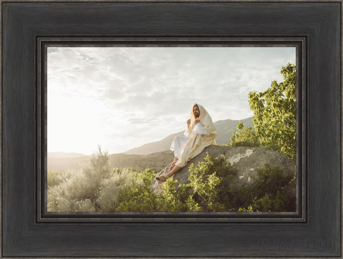 His Only Son Open Edition Canvas / 18 X 12 Black 24 1/2 Art