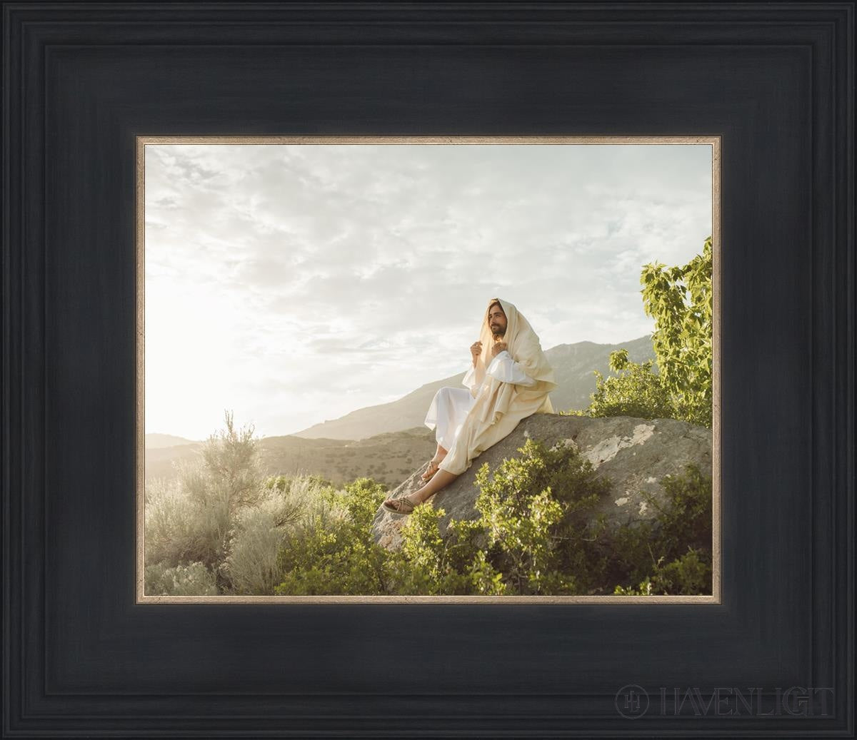 His Only Son Open Edition Print / 10 X 8 Black 14 3/4 12 Art