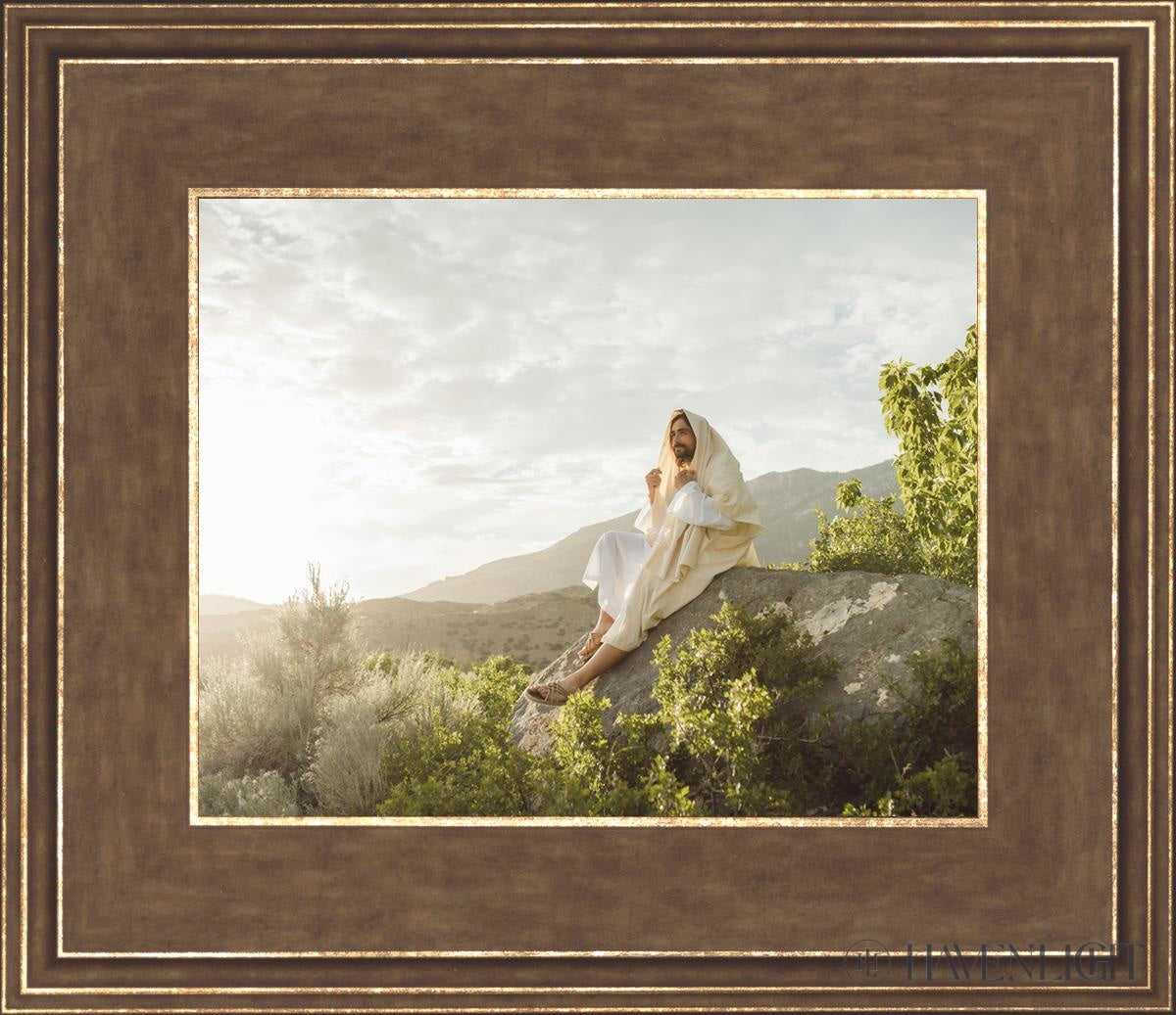 His Only Son Open Edition Print / 10 X 8 Gold 14 3/4 12 Art