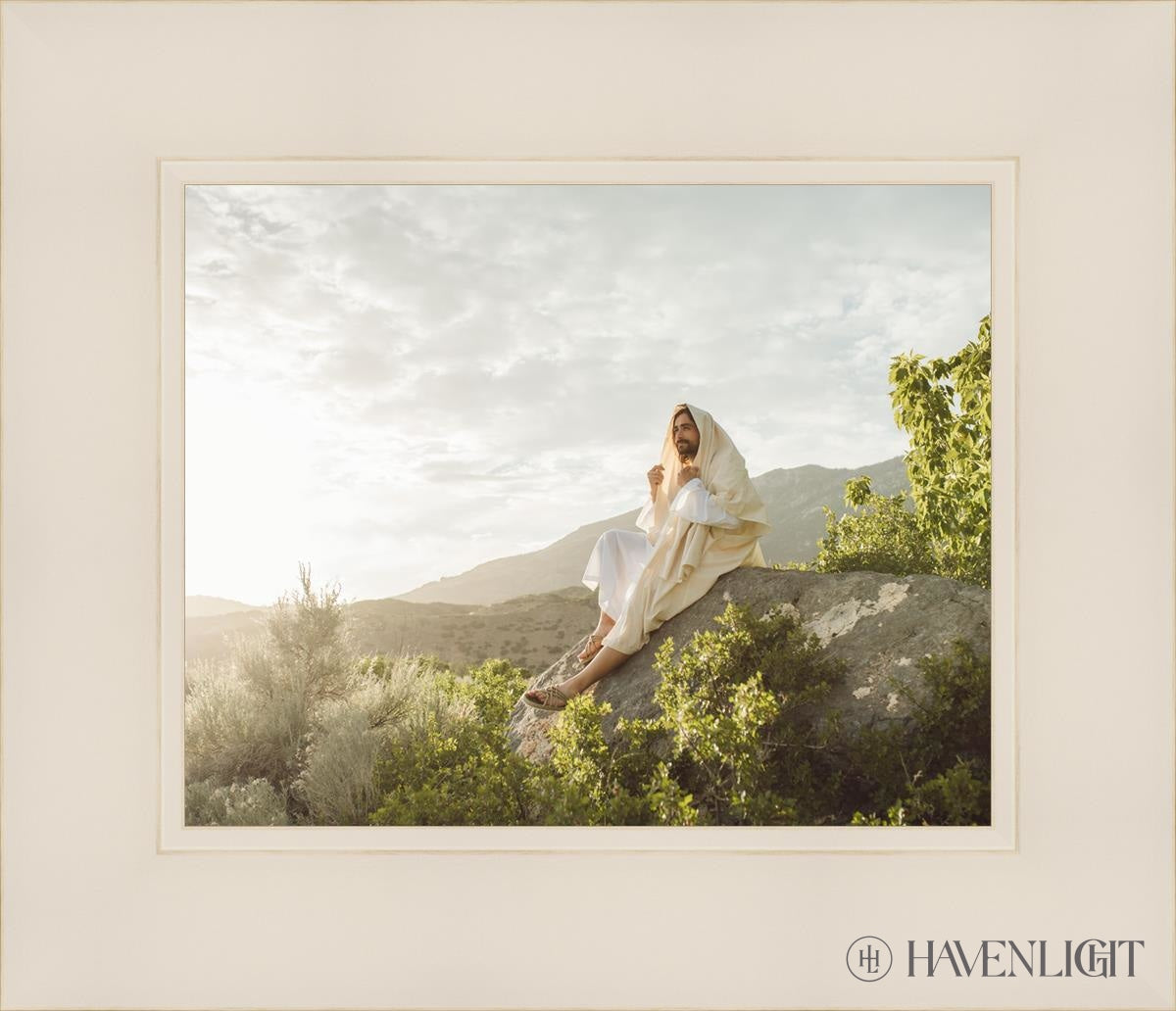 His Only Son Open Edition Print / 10 X 8 White 14 1/4 12 Art