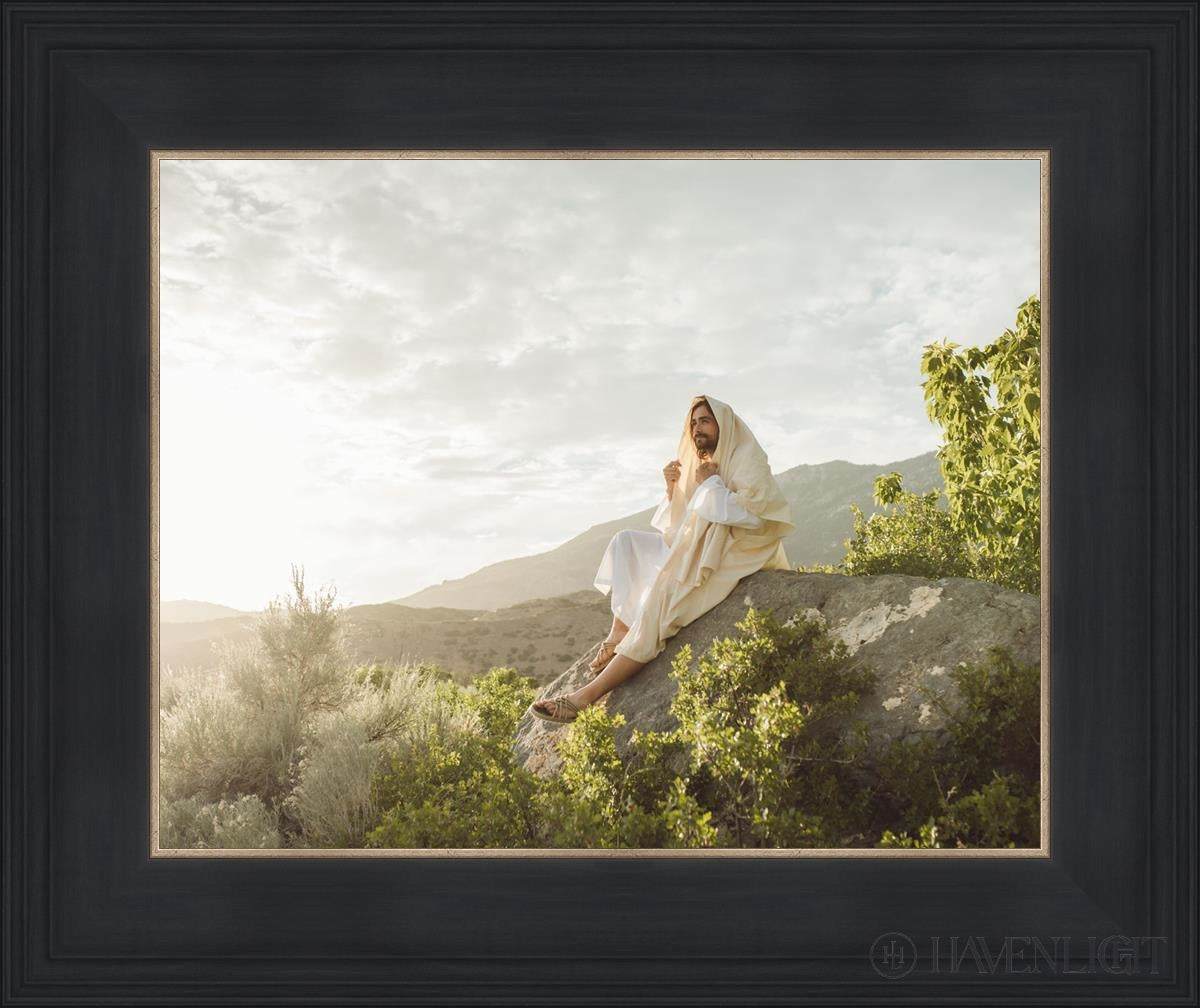 His Only Son Open Edition Print / 14 X 11 Black 18 3/4 15 Art