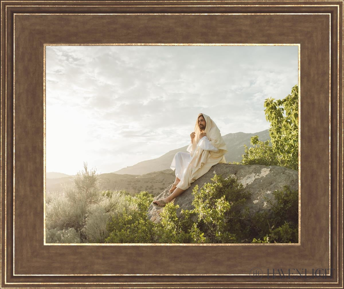 His Only Son Open Edition Print / 14 X 11 Gold 18 3/4 15 Art