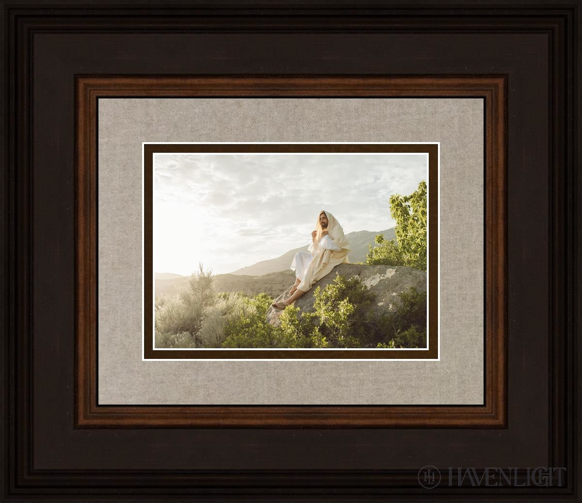 His Only Son Open Edition Print / 7 X 5 Brown 14 3/4 12 Art