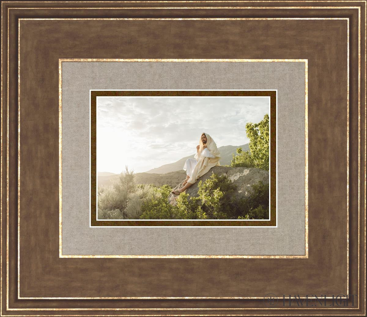 His Only Son Open Edition Print / 7 X 5 Gold 14 3/4 12 Art