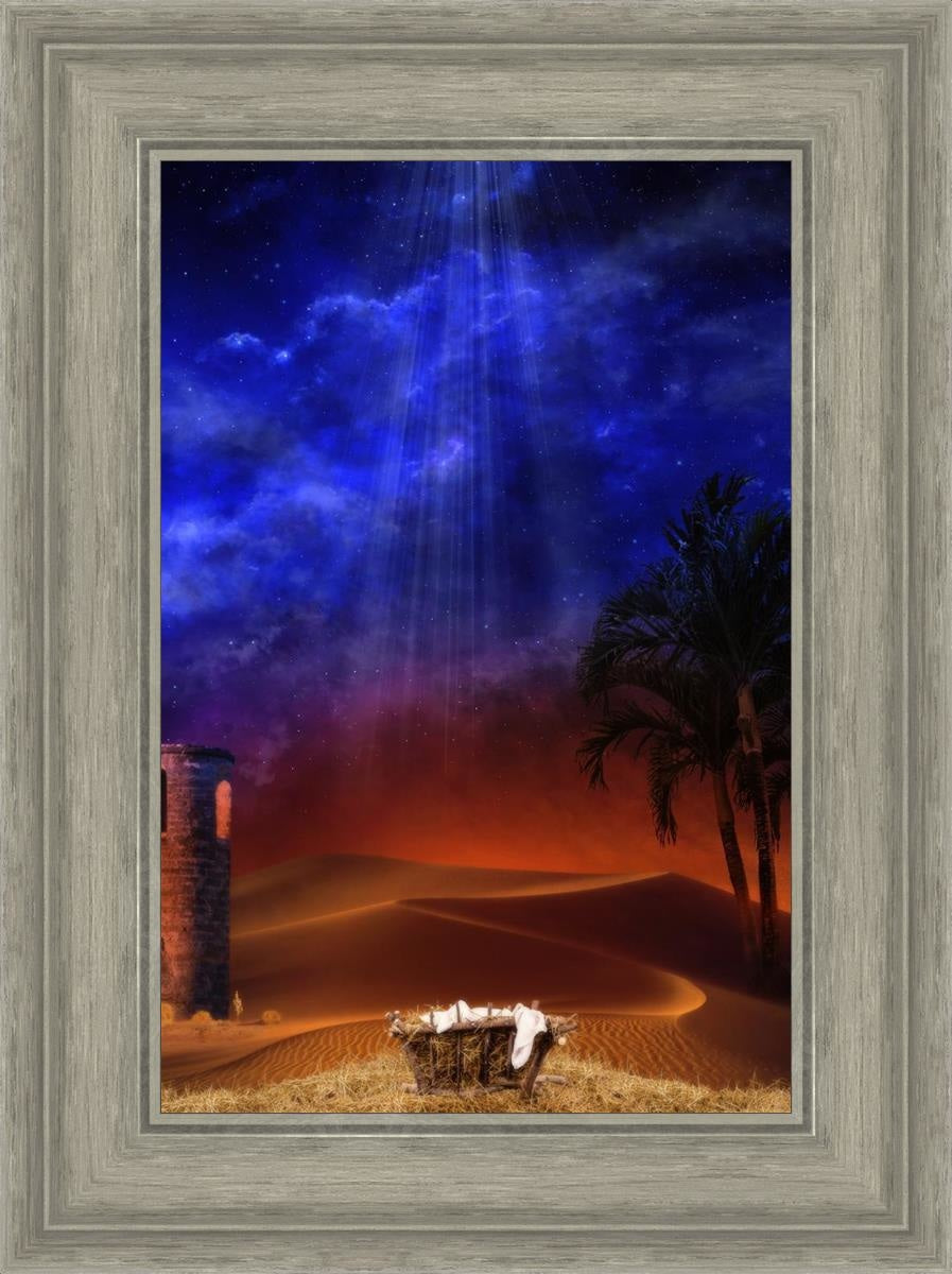 Holy Night Open Edition Canvas / 12 X 18 Gray 17 3/4 23 Art