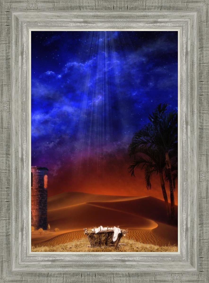 Holy Night Open Edition Canvas / 12 X 18 Silver 16 3/4 22 Art