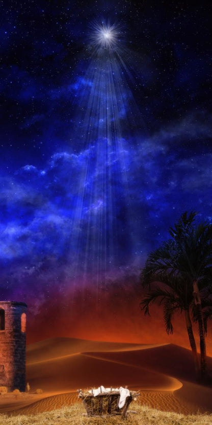 Holy Night Open Edition Canvas / 15 X 30 Rolled In Tube Art