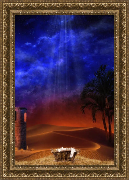 Holy Night Open Edition Canvas / 20 X 30 Gold 25 3/4 35 Art