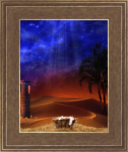 Holy Night Open Edition Print / 11 X 14 Gold 15 3/4 18 Art