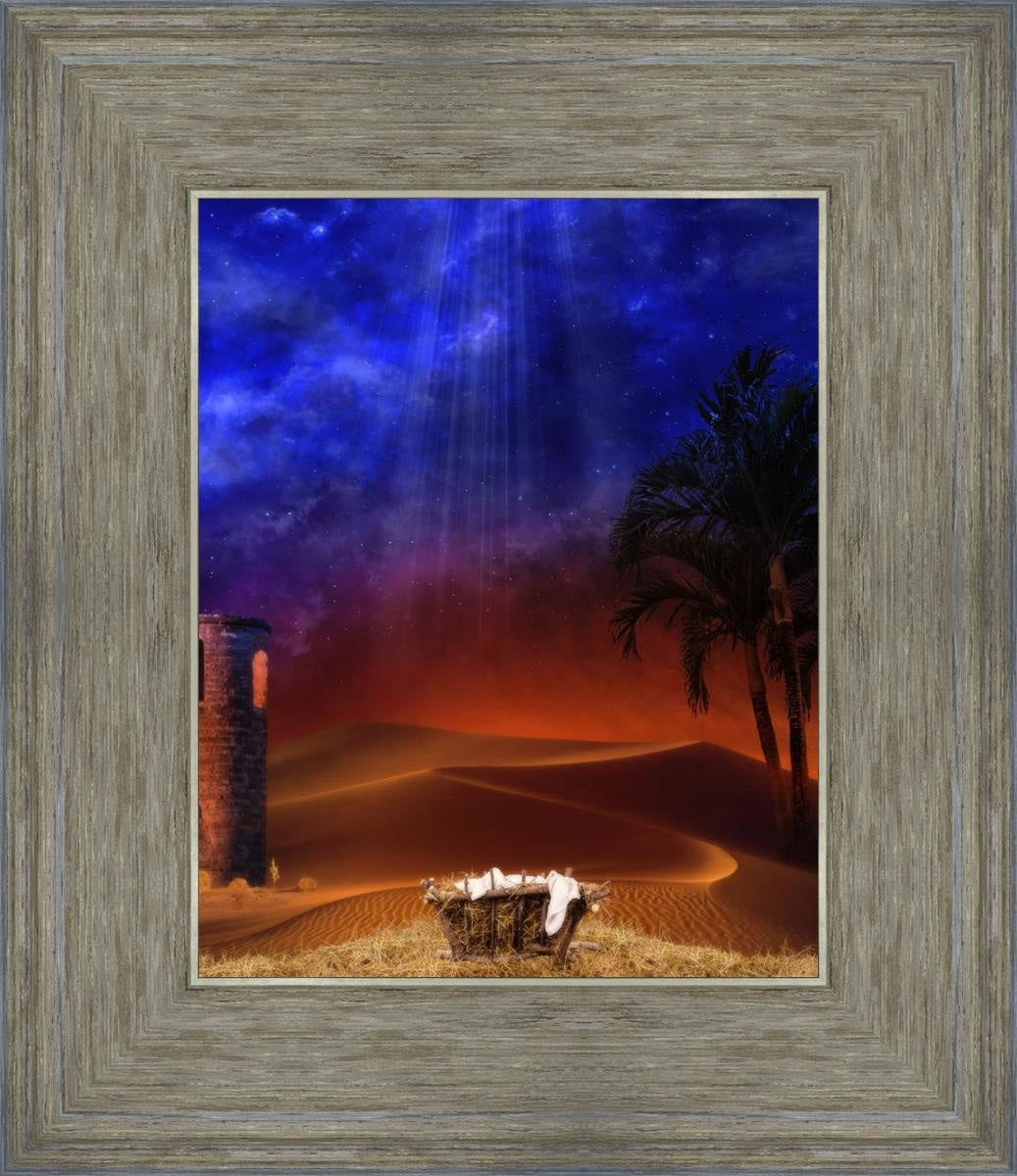 Holy Night Open Edition Print / 8 X 10 Gray 12 3/4 14 Art