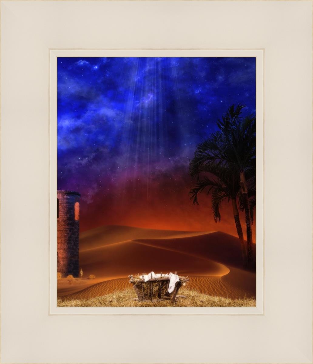 Holy Night Open Edition Print / 8 X 10 White 12 1/4 14 Art