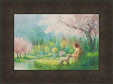 I Know Thy Name Open Edition Canvas / 24 X 16 Bronze Frame 31 3/4 23 Art