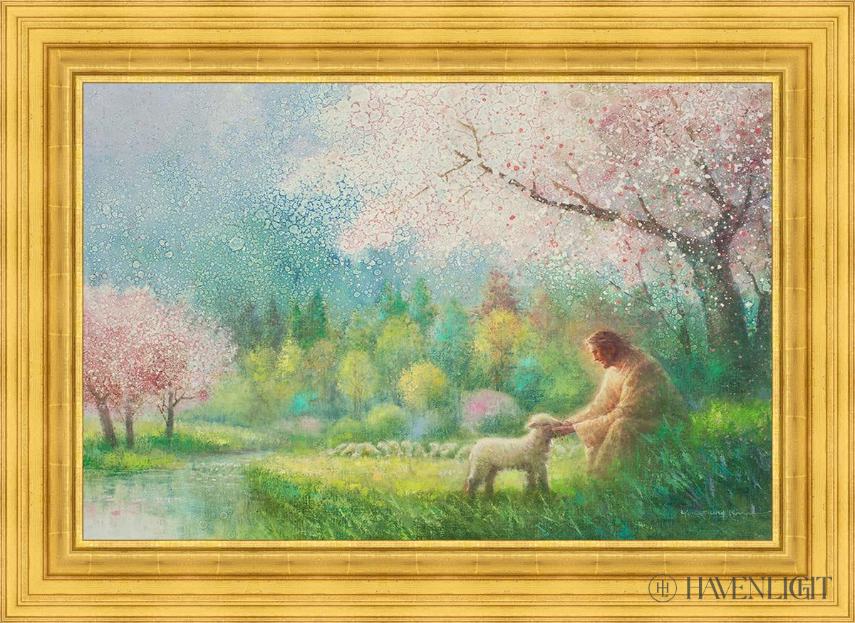 I Know Thy Name Open Edition Canvas / 36 X 24 22K Gold Leaf 44 3/8 32 Art