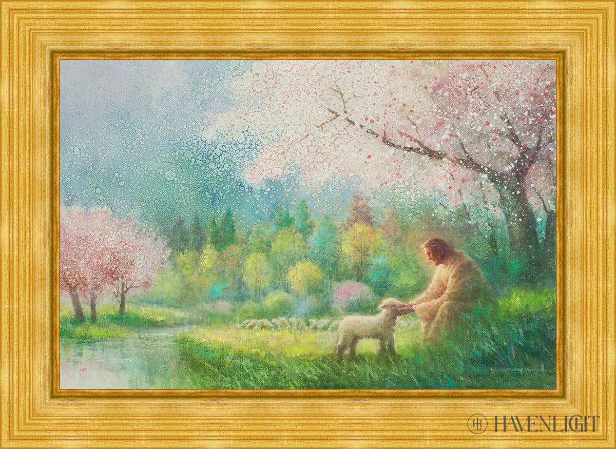 I Know Thy Name Open Edition Canvas / 36 X 24 Gold Metal Leaf 44 3/8 32 Art