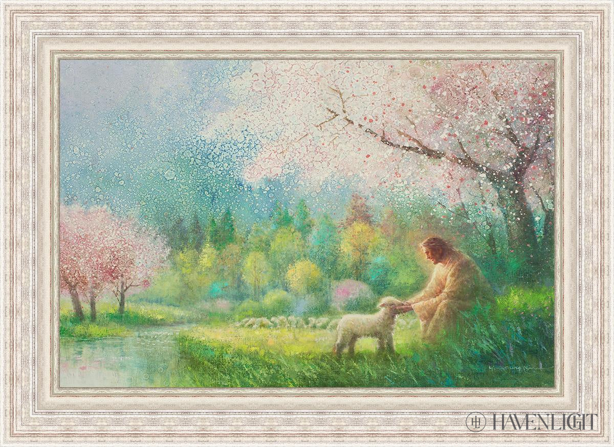 I Know Thy Name Open Edition Canvas / 36 X 24 Silver Metal Leaf 44 3/8 32 Art