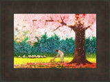 In Green Pastures Open Edition Canvas / 24 X 16 Bronze Frame 31 3/4 23 Art