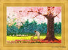 In Green Pastures Open Edition Canvas / 36 X 24 22K Gold Leaf 44 3/8 32 Art