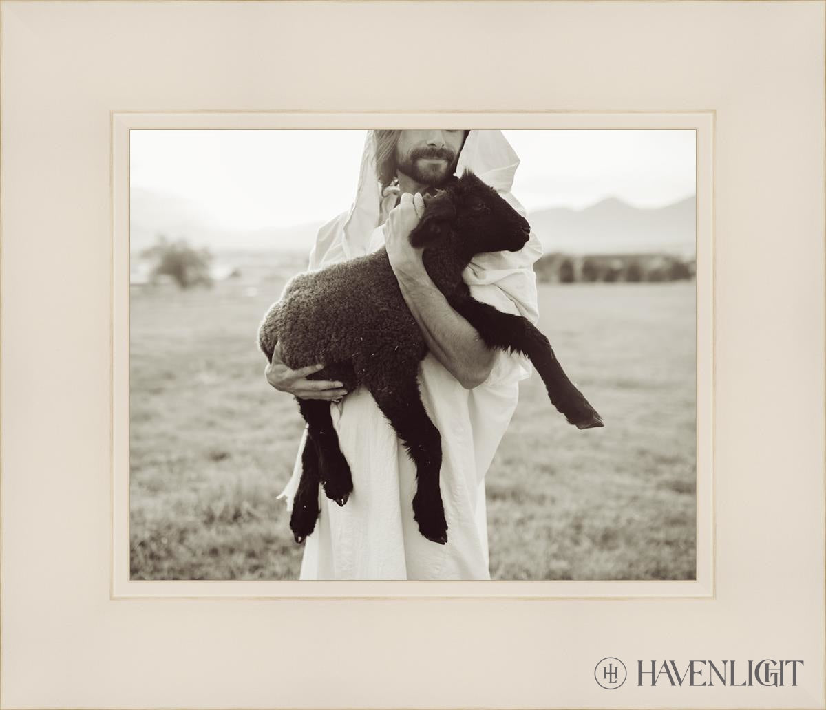 In His Hands Open Edition Print / 10 X 8 White 14 1/4 12 Art