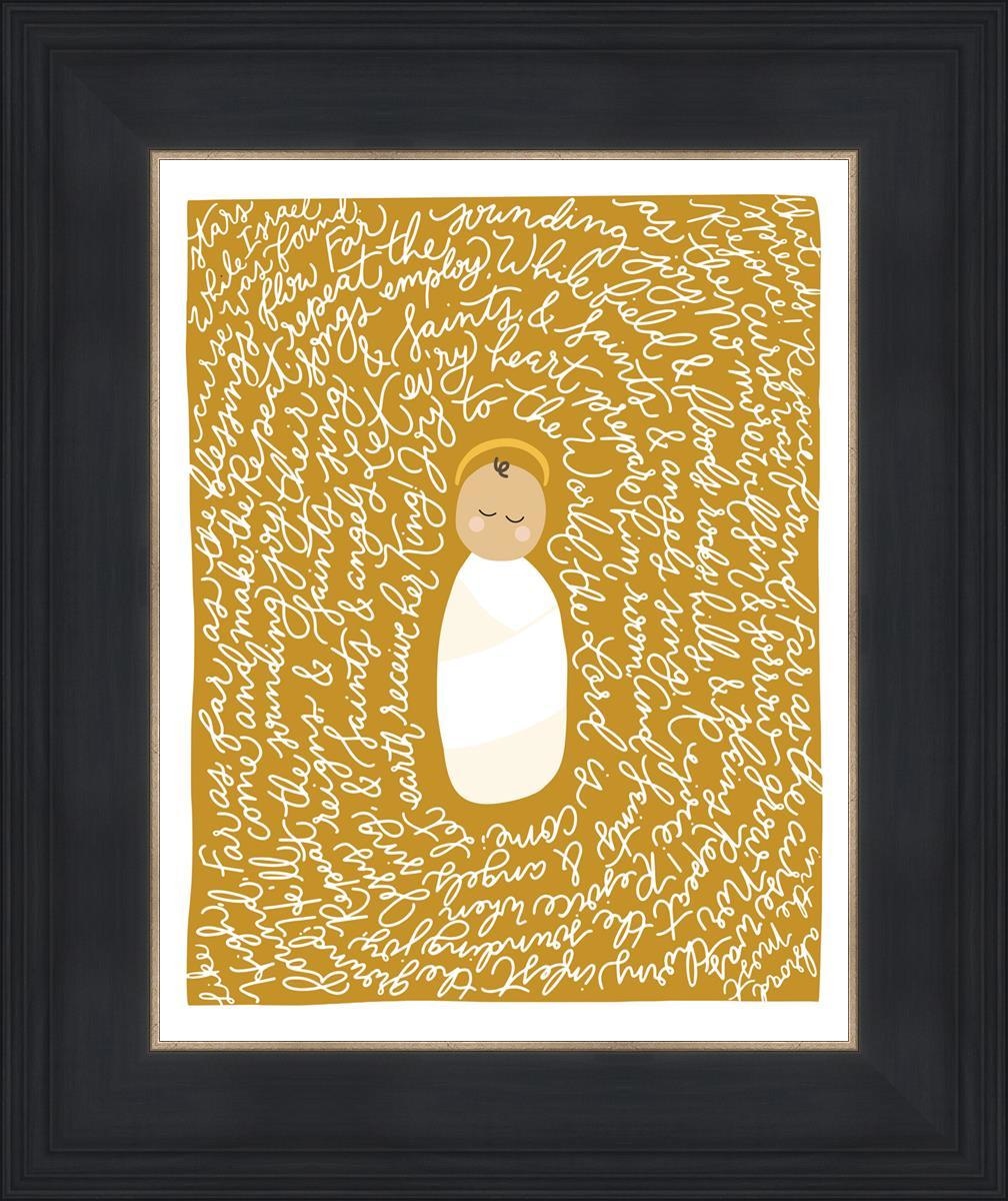 Joy To The World Open Edition Print / 11 X 14 Black 15 3/4 18 Art